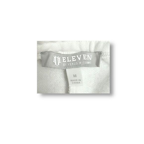 EleVen by Venus Williams M White Purple Collegiate Track Pants Liquid Lilac NWT - Picture 9 of 11